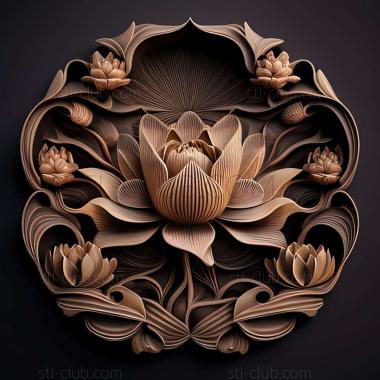 3D model lotus (STL)